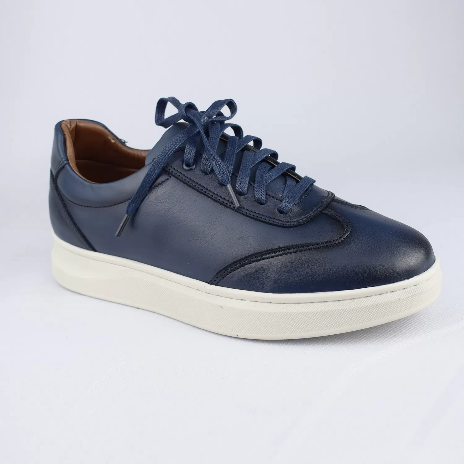 Basket pour homme 601 bleu en cuir ..... sandale médicale femme confortable Maroc